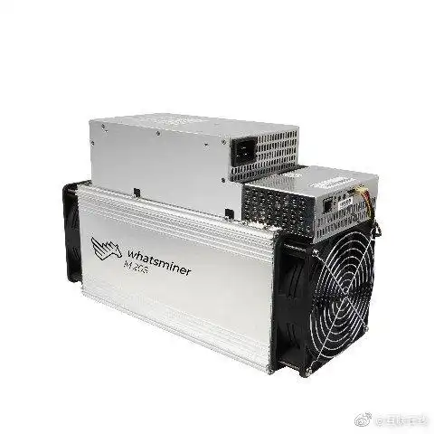 Bitcoin mining rig in operation